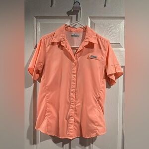 Columbia Women's Coral Button Down Shirt